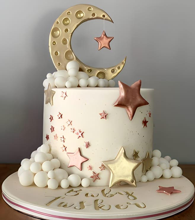 Stellar Starry White Cake