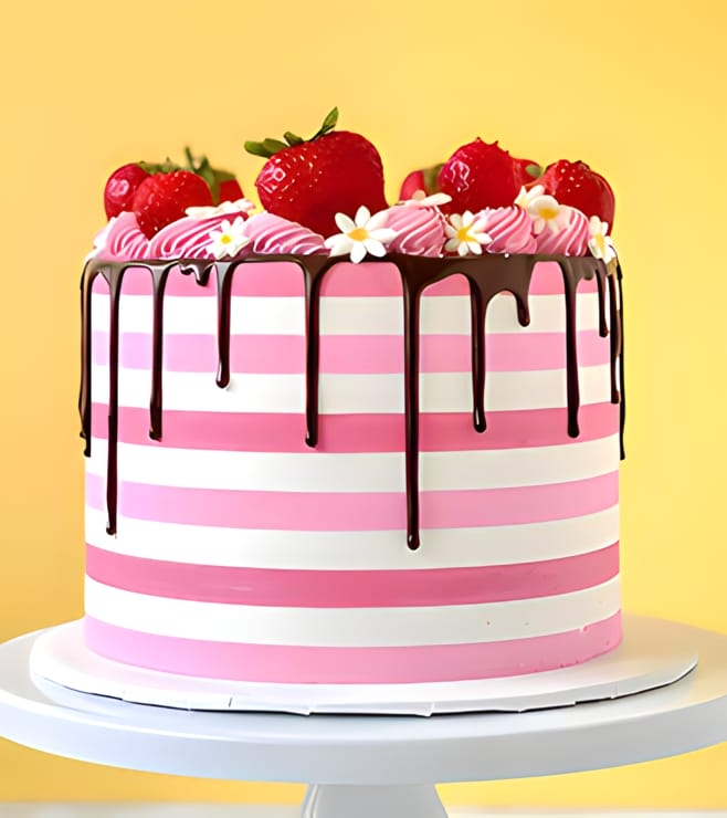 Strawberry Feast Cake, Birthday Cakes