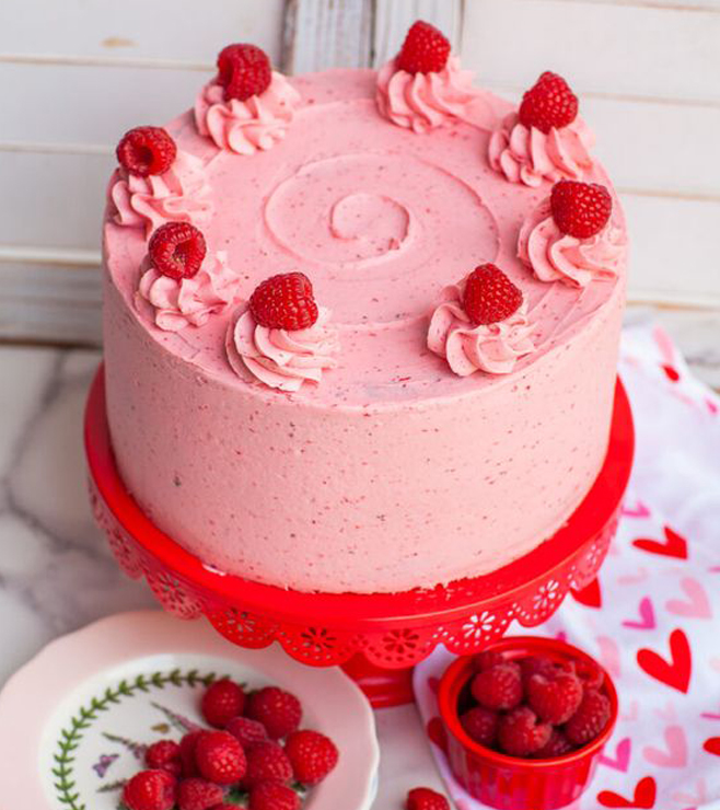 Strawberry Pleasure Cake