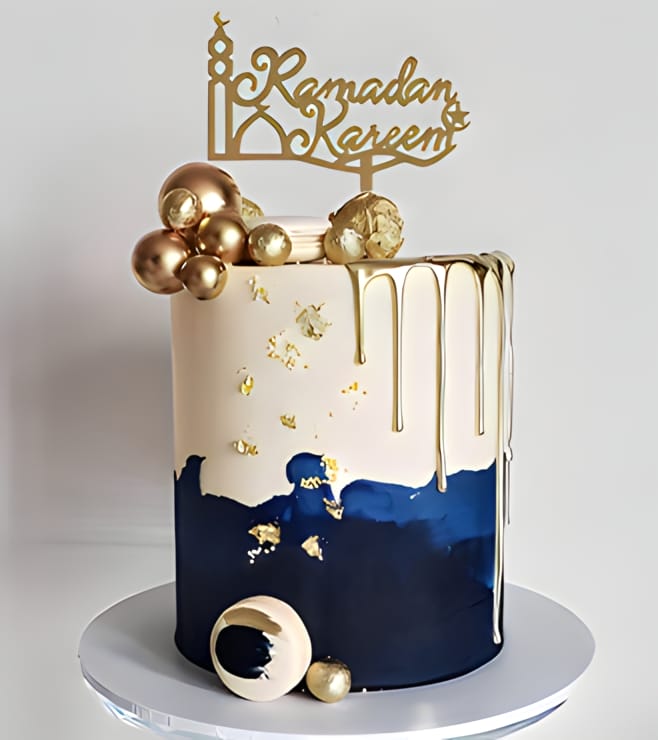 Striking Nightfall Ramadan Cake