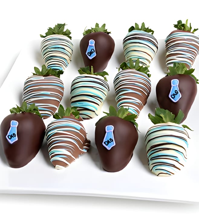 Stylish Father's Day Dipped Strawberries, Father's Day