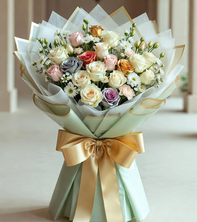 Subtle Emerald Bouquet