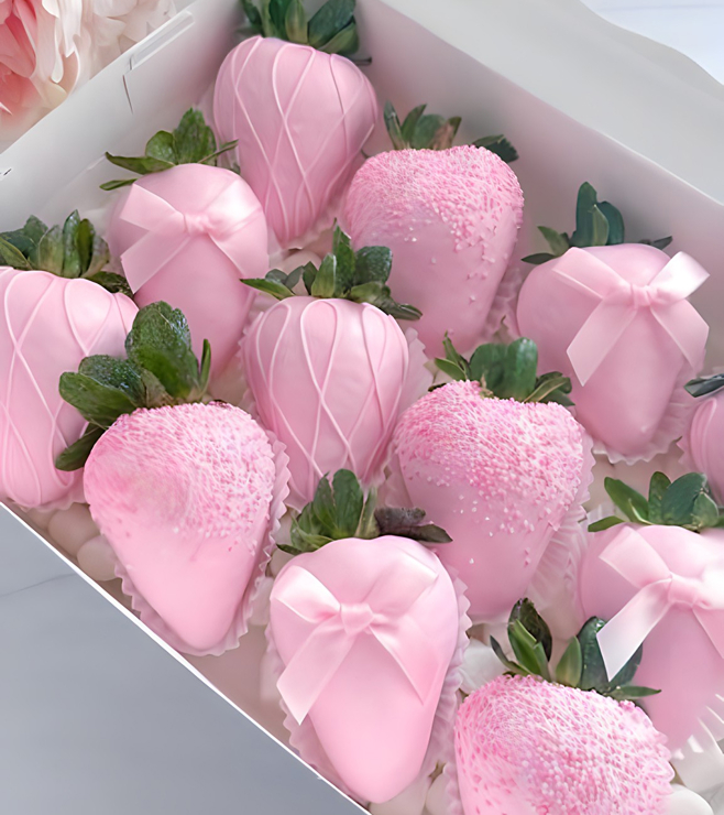 Sugar Kiss Dipped Strawberries, Mother's Day