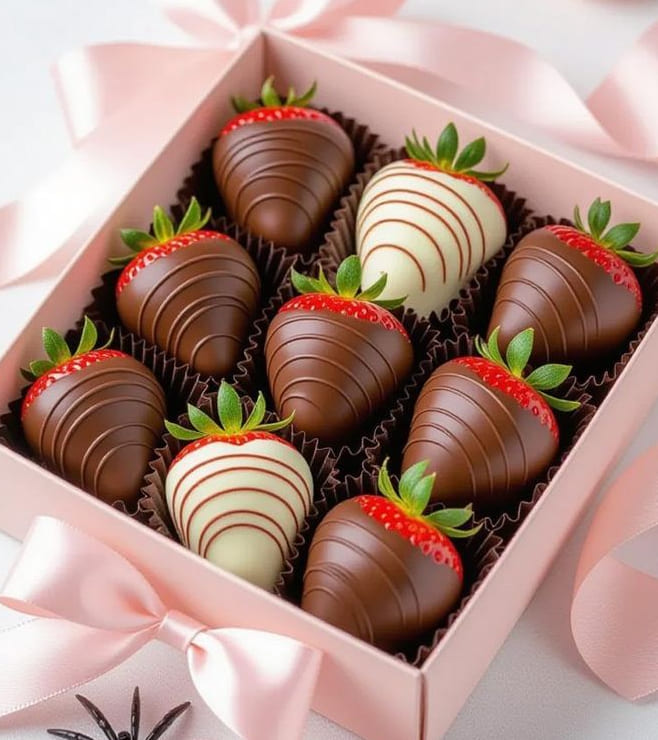 Sugar Spell Dipped Strawberries, Halloween