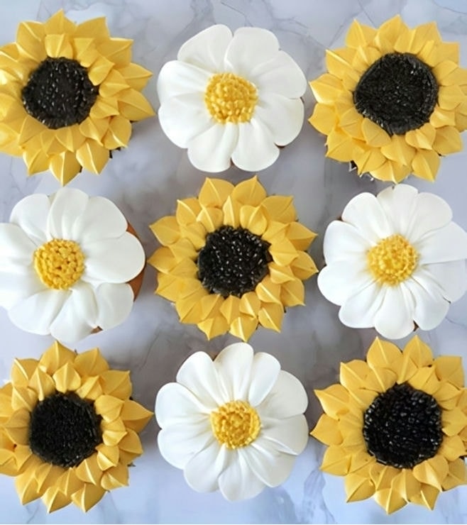 Summer Bloom Cupcakes