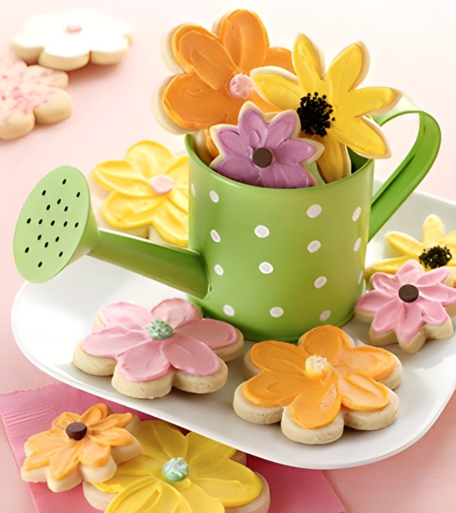 Summer Flowers 20 Cookies