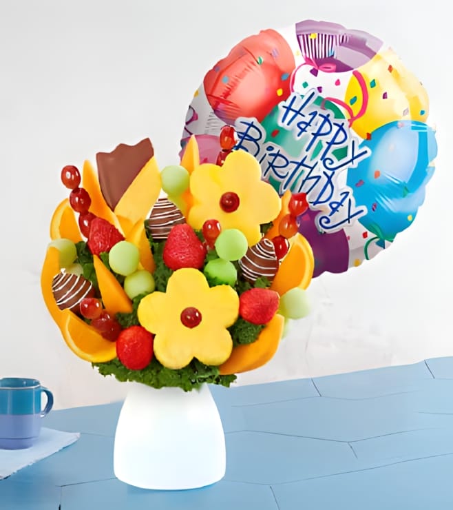 Sunny Birthdays Fruit Bouquet