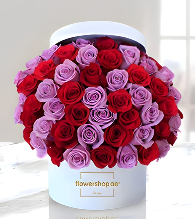 Sweet Serenade Rose Hatbox