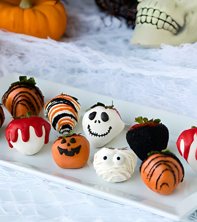 Sweet Spooks Dipped Strawberries