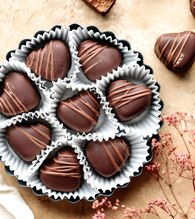 Swoon-Worthy Heart Truffles, Assorted Chocolates