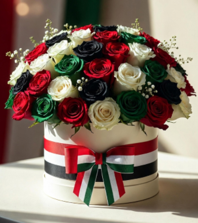 The Emirati Touch Hatbox, Flowers