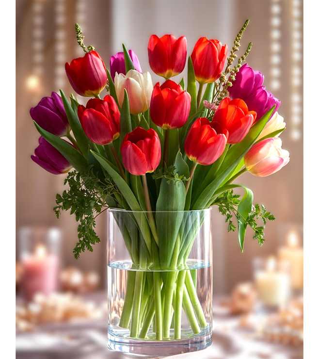 The Forever Tulips Arrangement, Flowers