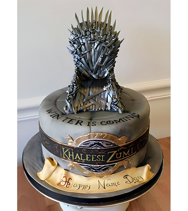 Iron Throne Cake