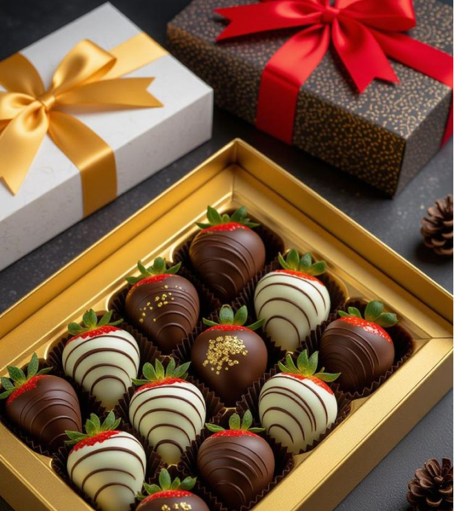 Timeless Dipped Strawberries