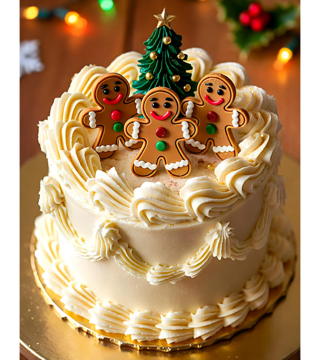 Trio Tree Cookie Cake