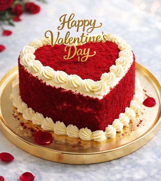 Truly Yours Heart Cake