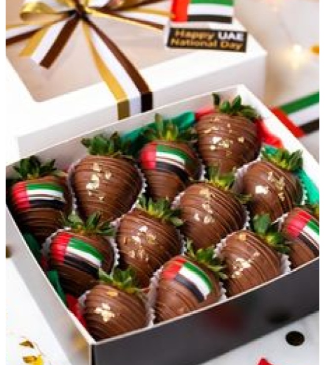 UAE Festive Dipped Strawberries, UAE National Day