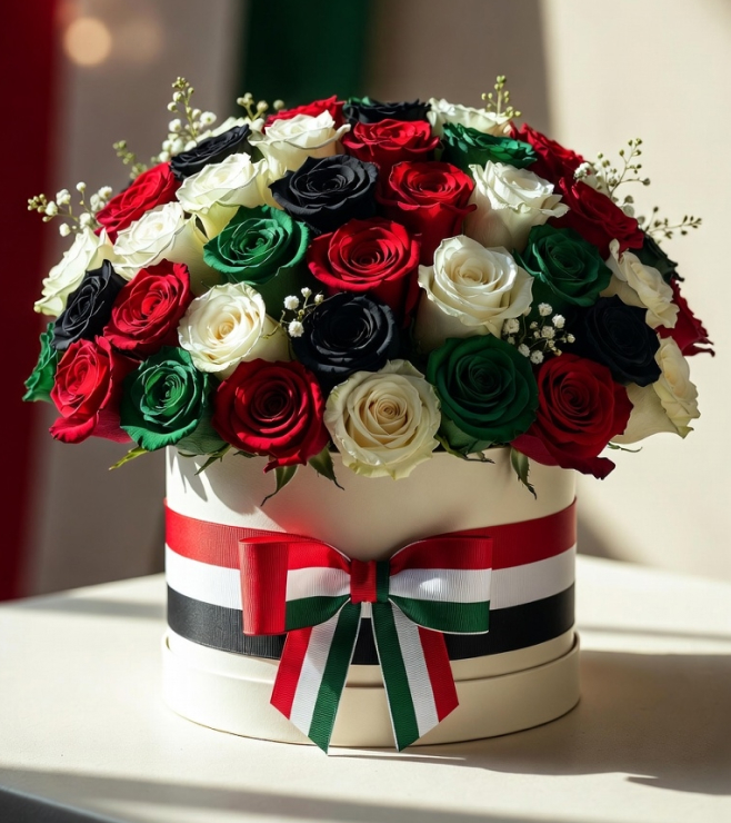 UAE Harmony Tribute Hatbox, Flowers