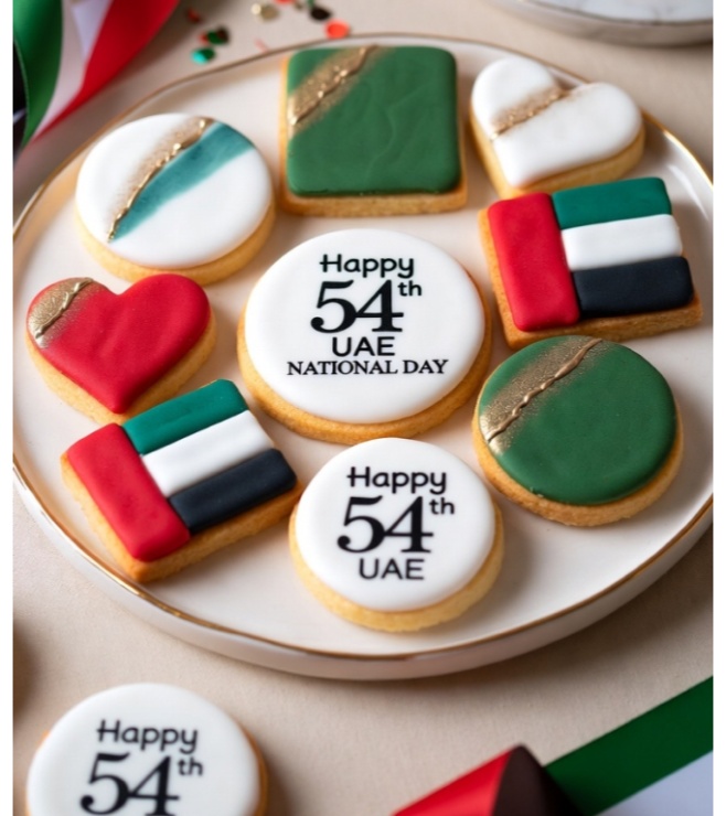 UAE Honor Crest Cookies