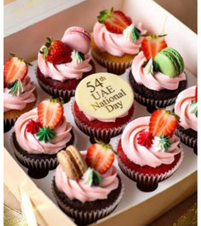 UAE Honor Crest Cupcakes