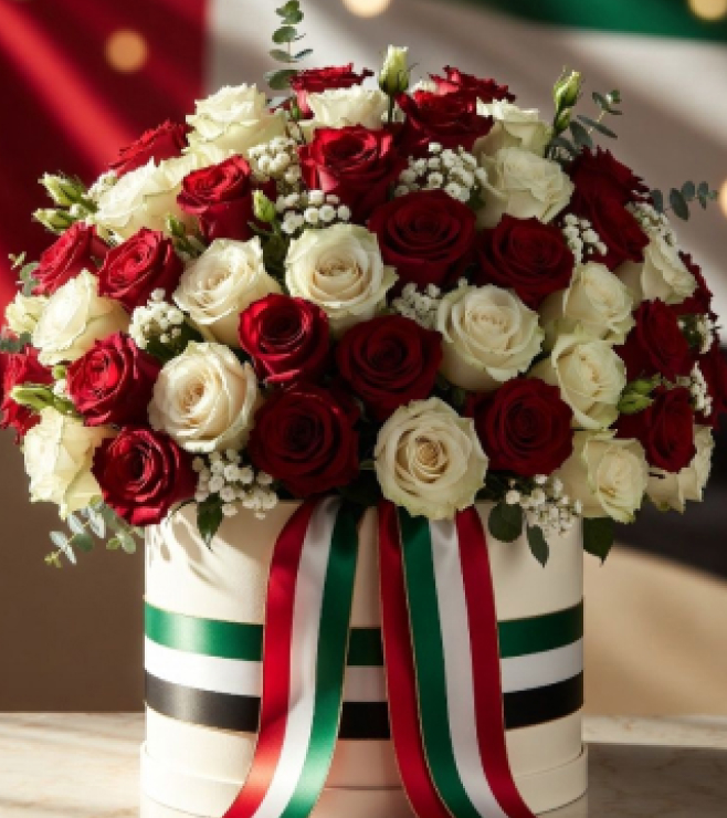 UAE National Harmony Hatbox, Flowers