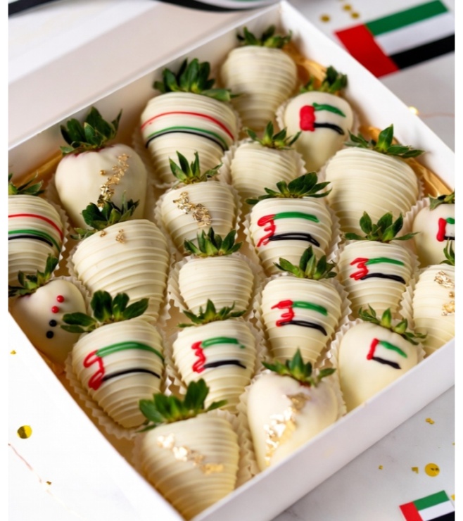 Unity Spirit Dipped Strawberries, UAE National Day