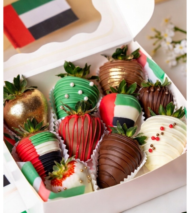 Unity of the Nation Dipped Strawberries, UAE National Day