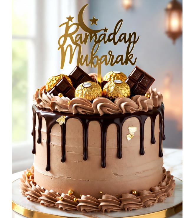 Velvet Gold Drizzle Cake