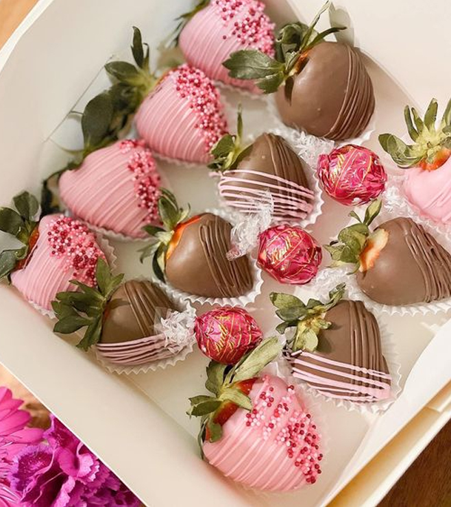 Velvet Kisses Dipped Berries