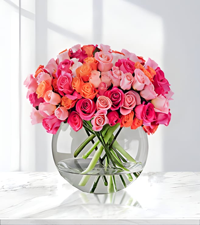 Vibrant Roses Color Splash, Luxury Collection