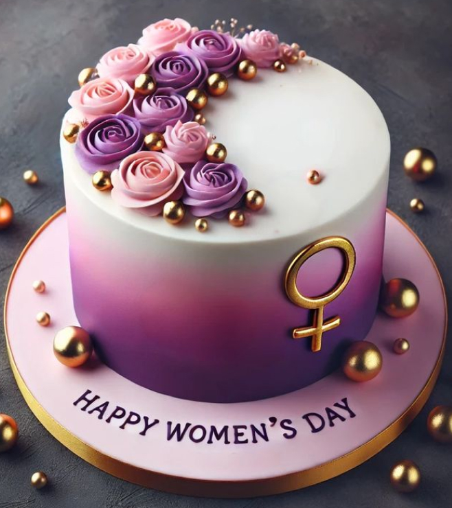 Violet Rose Cake