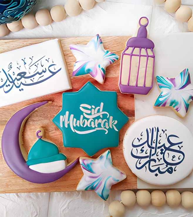 Violet Wishes Eid Cookies, Abu Dhabi Online Shopping
