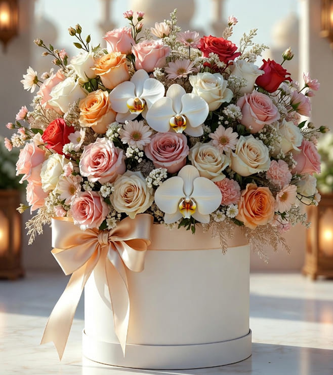 Warm Serenity Hatbox