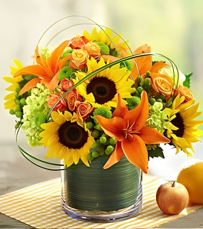 Warm Sunset Arrangement