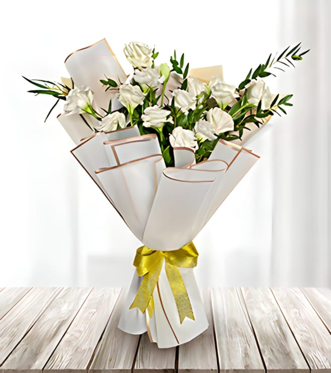 White Lisianthus Elegance