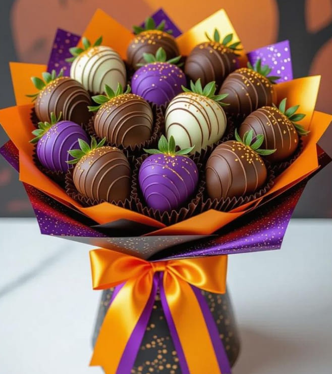 Witch’s Garden Strawberry Bouquet, Halloween