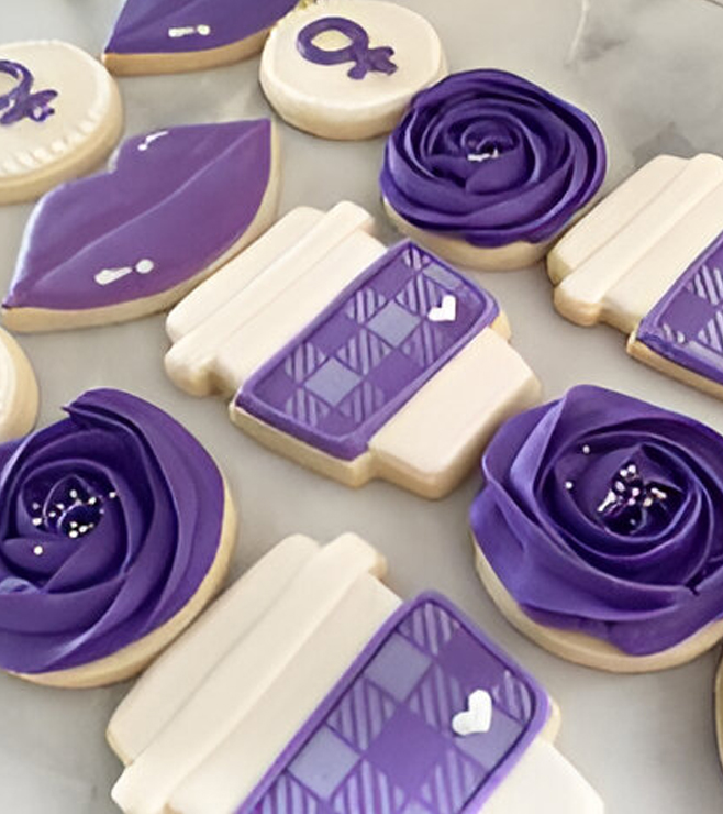 Women's Day Purple Cookies