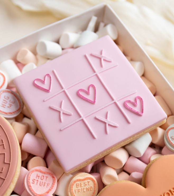 XO Heart Cookies