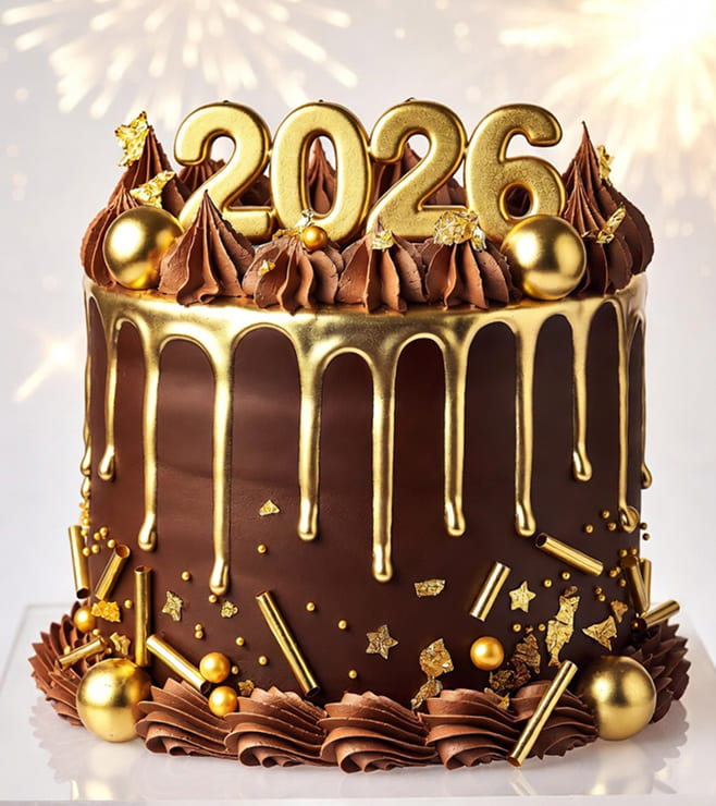 Year 2026 Grand Cake, New Year Gifts