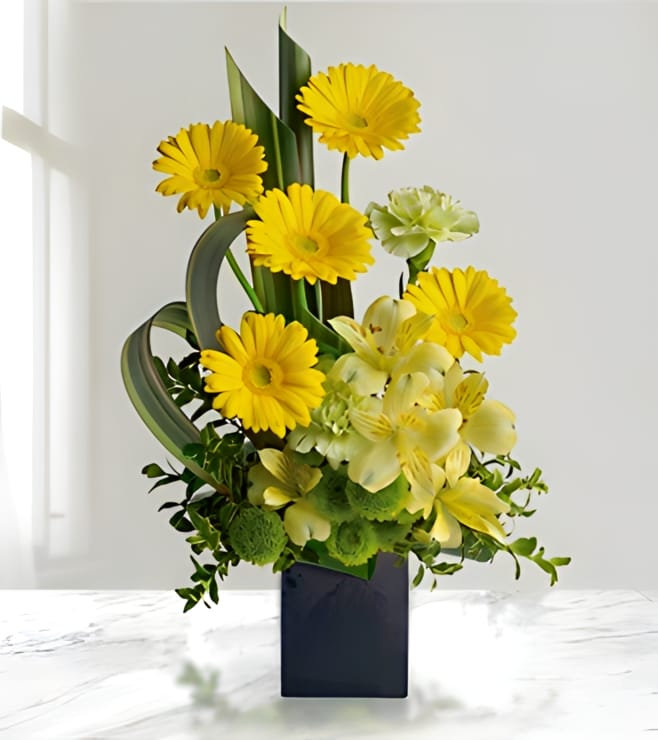 Yellow Cherished Bouquet