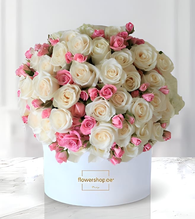 You Inspire Me Rose Hatbox