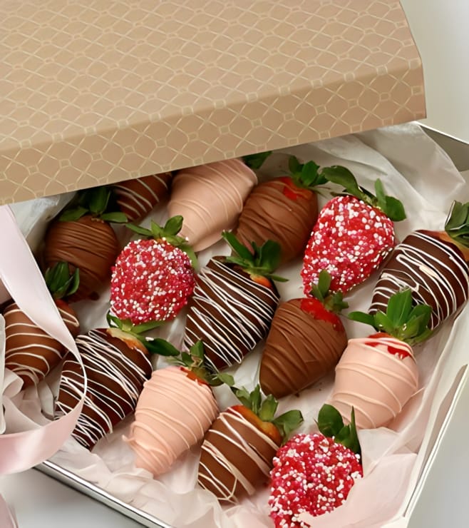 Assorted Dipped Strawberries, Thinking of You