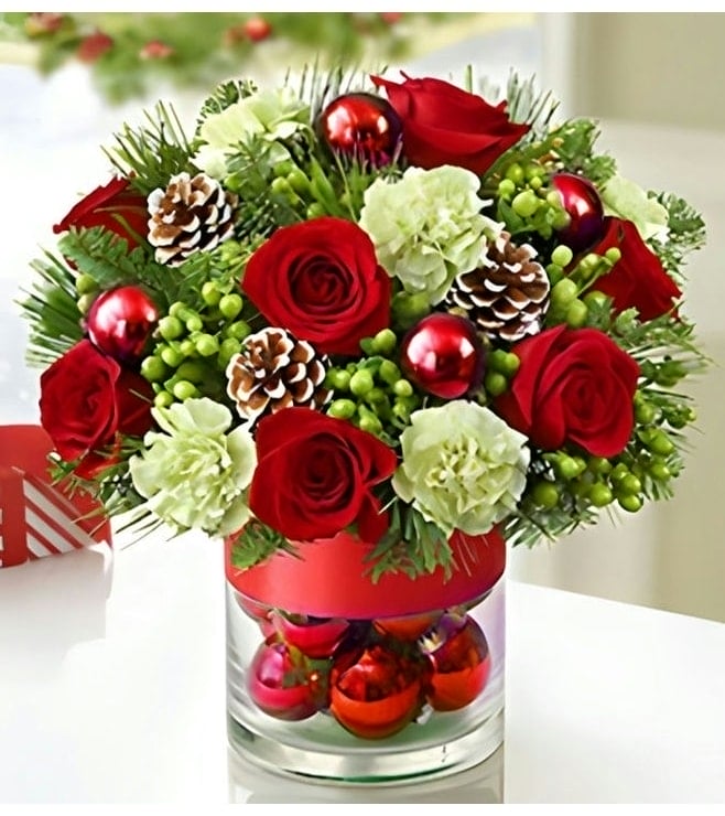 Yuletide Shimmer Bouquet