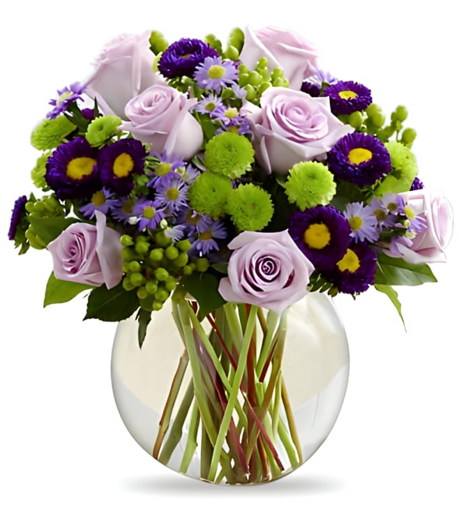 A Splendid Day Bouquet, Purple