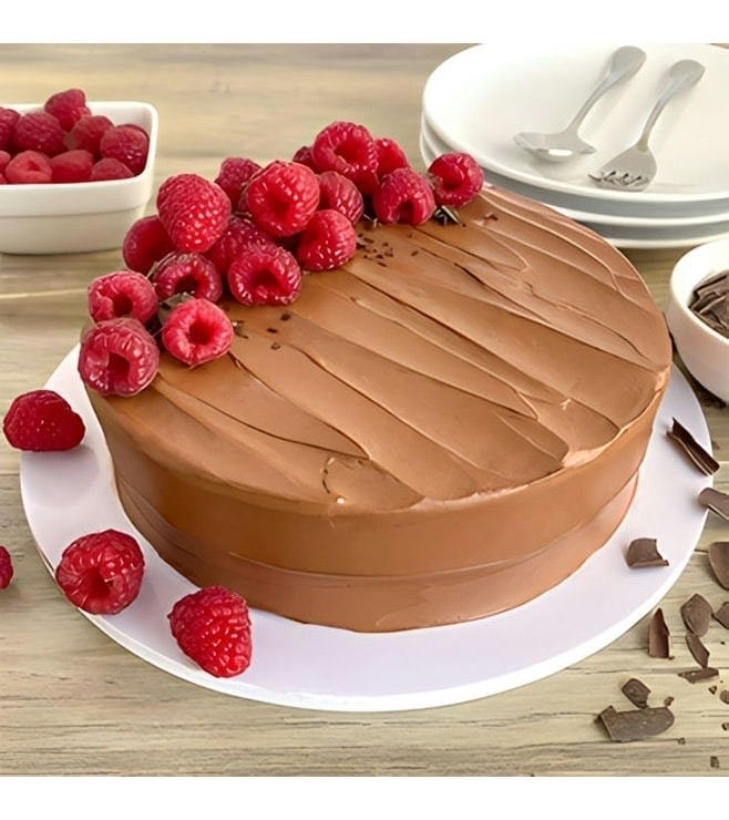 Raspberry Chocolate Mousse Cake, Gourmet