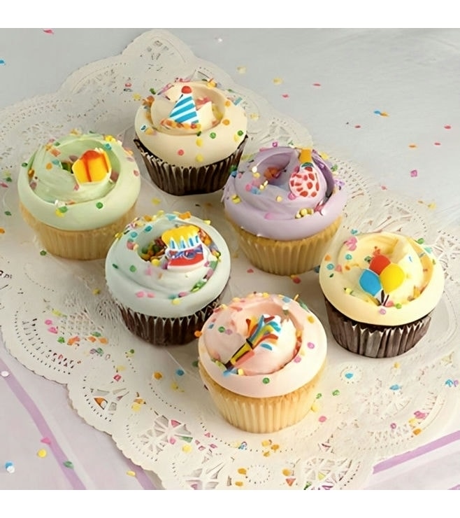 Confetti Party Dozen Cupcakes