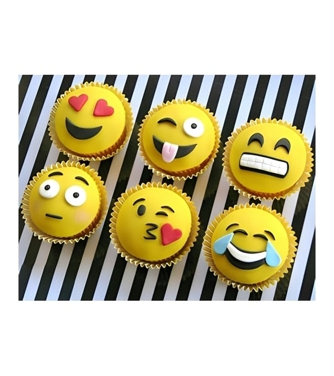 Silly Smileys Dozen Cupcakes, Cupcakes