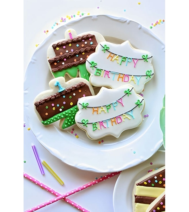 Birthday Munchies Cookie Box, Cookies & Brownies