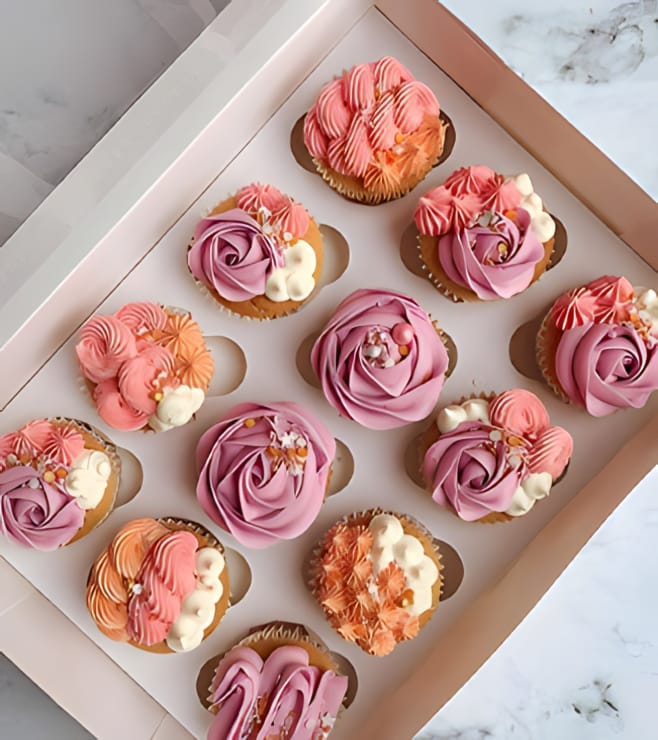 Subtle Love Cupcakes