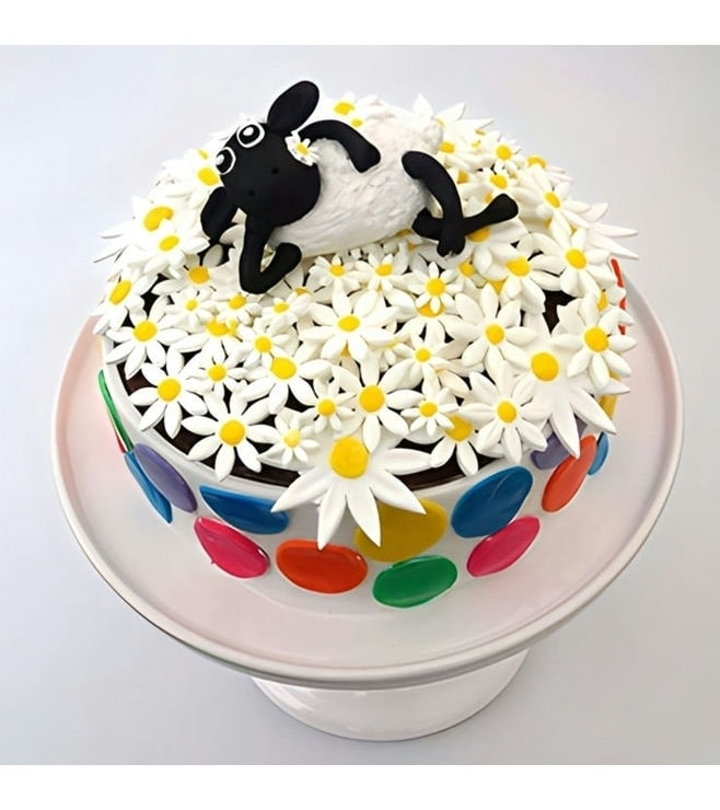 Daisy Meadows Sheep Cake